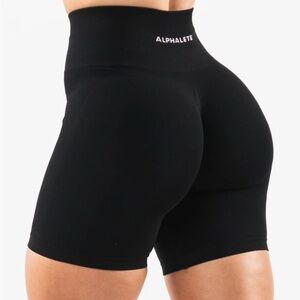 Alphalete amplify biker 6.5 XS black